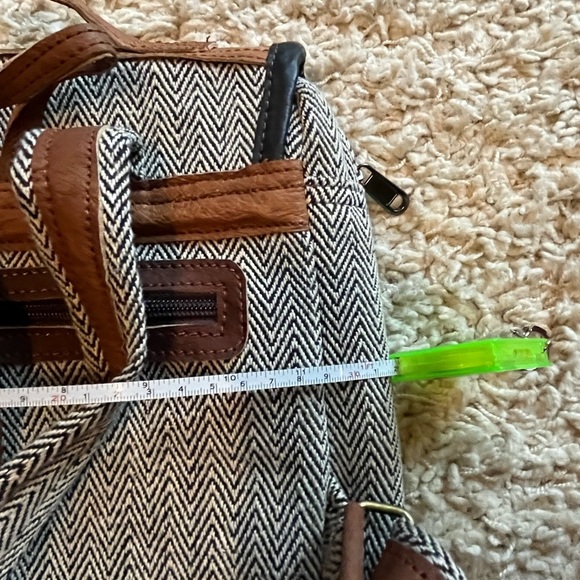 Tweed chevron backpack - Picture 6 of 7